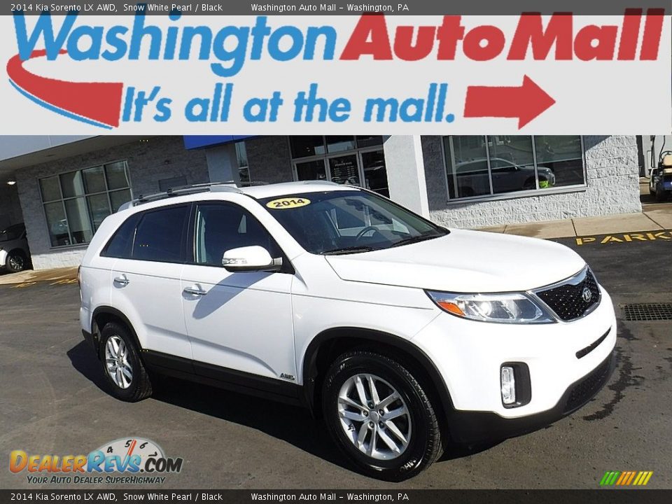 2014 Kia Sorento LX AWD Snow White Pearl / Black Photo #1