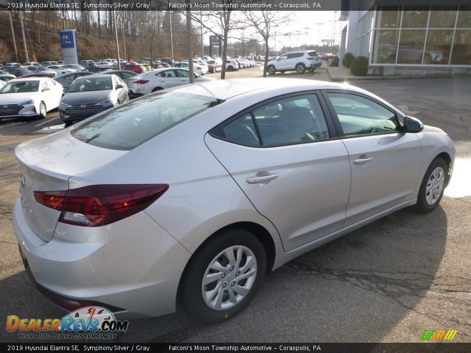2019 Hyundai Elantra SE Symphony Silver / Gray Photo #2