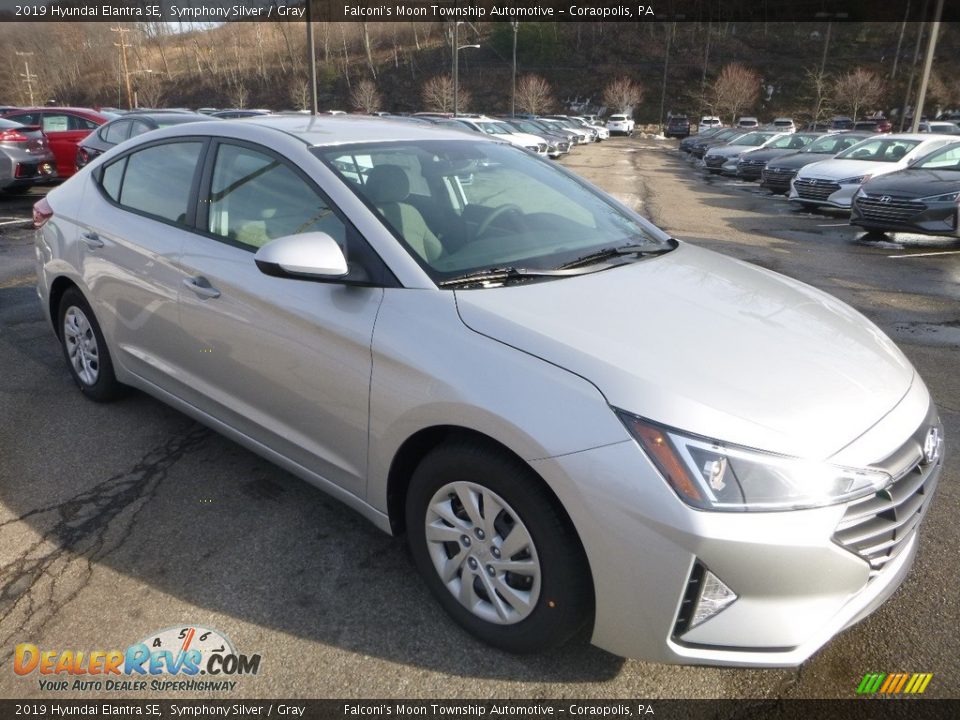2019 Hyundai Elantra SE Symphony Silver / Gray Photo #3