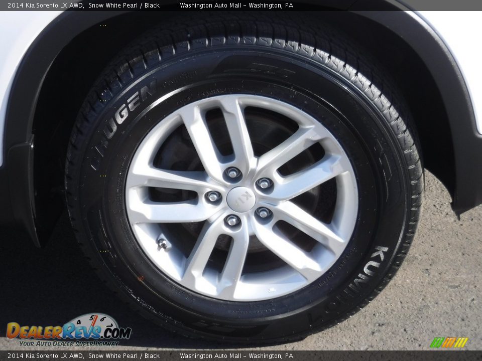 2014 Kia Sorento LX AWD Snow White Pearl / Black Photo #3