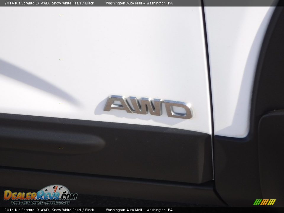 2014 Kia Sorento LX AWD Snow White Pearl / Black Photo #4