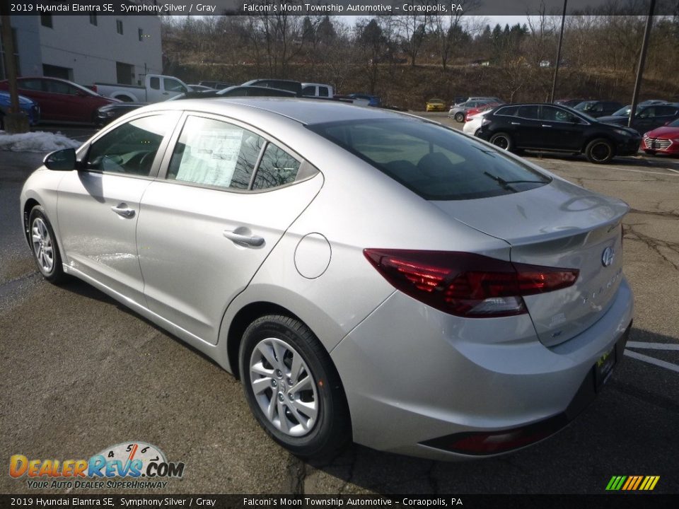2019 Hyundai Elantra SE Symphony Silver / Gray Photo #6