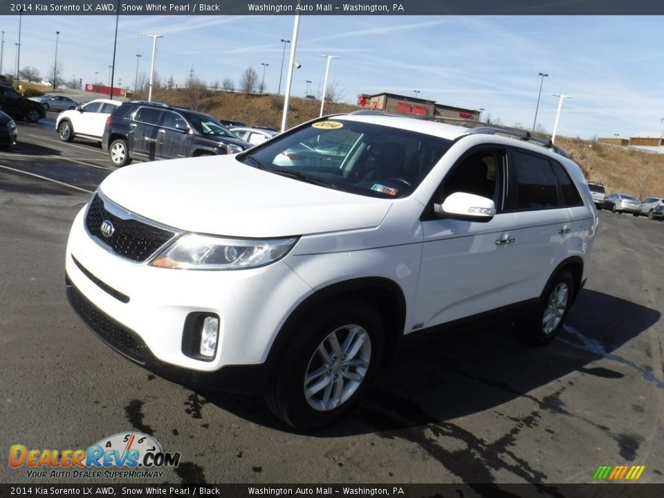 2014 Kia Sorento LX AWD Snow White Pearl / Black Photo #7