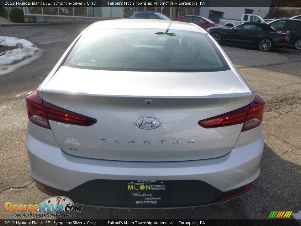 2019 Hyundai Elantra SE Symphony Silver / Gray Photo #7