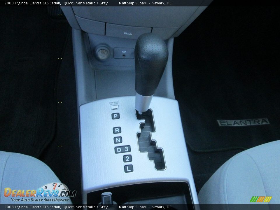 2008 Hyundai Elantra GLS Sedan QuickSilver Metallic / Gray Photo #25