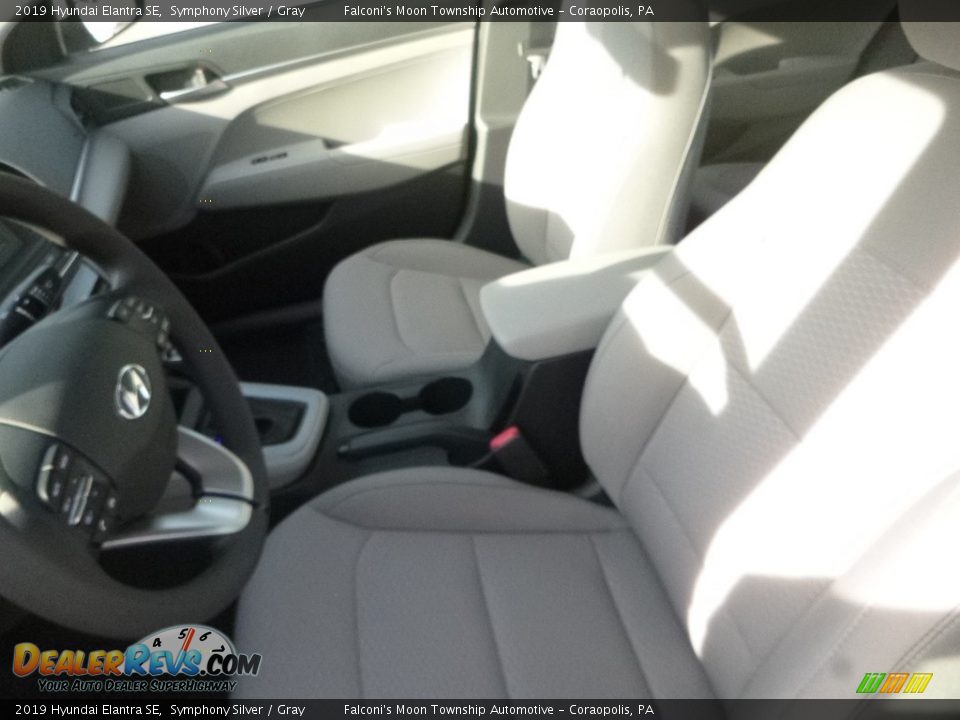 2019 Hyundai Elantra SE Symphony Silver / Gray Photo #12