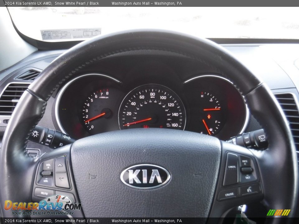 2014 Kia Sorento LX AWD Snow White Pearl / Black Photo #21