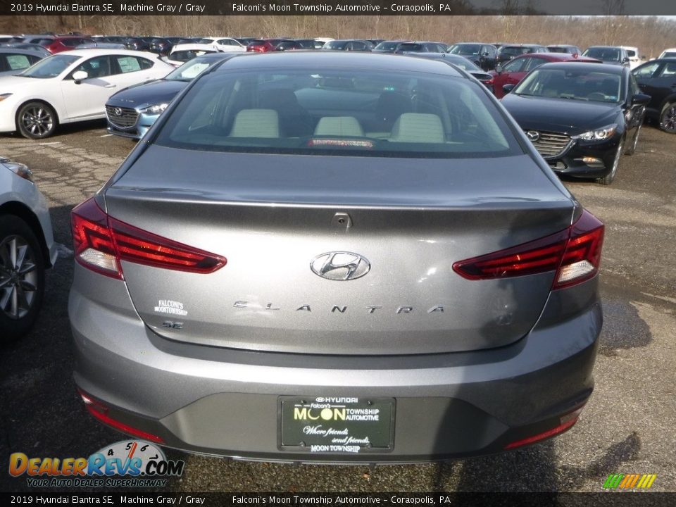 2019 Hyundai Elantra SE Machine Gray / Gray Photo #6