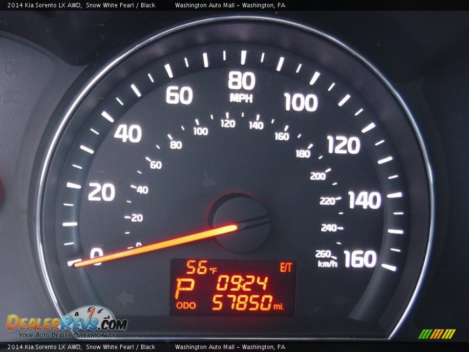 2014 Kia Sorento LX AWD Snow White Pearl / Black Photo #27