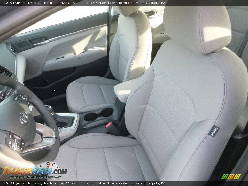 2019 Hyundai Elantra SE Machine Gray / Gray Photo #11