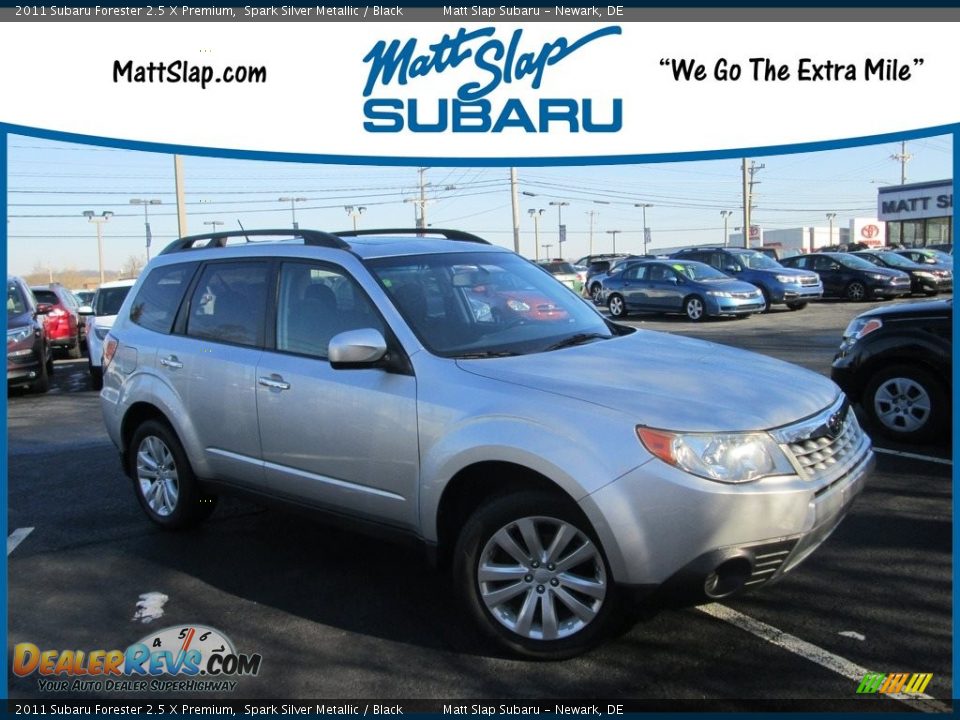2011 Subaru Forester 2.5 X Premium Spark Silver Metallic / Black Photo #1