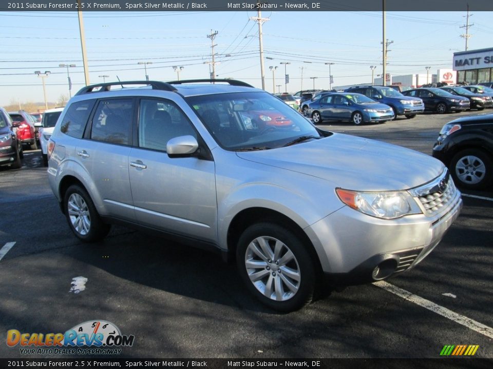 2011 Subaru Forester 2.5 X Premium Spark Silver Metallic / Black Photo #4