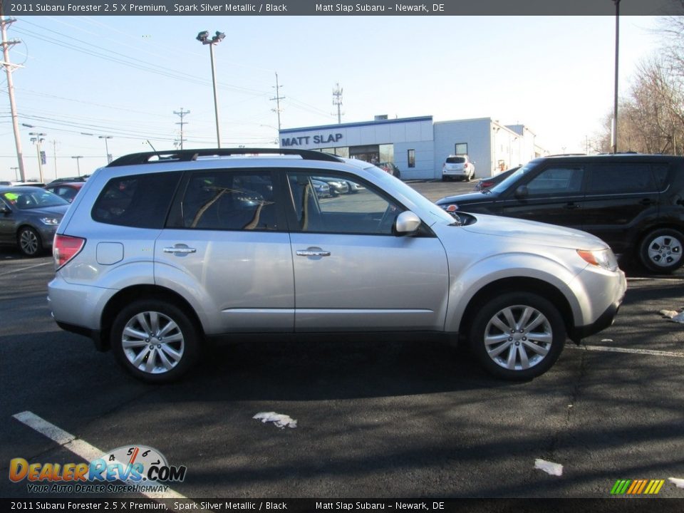 2011 Subaru Forester 2.5 X Premium Spark Silver Metallic / Black Photo #5