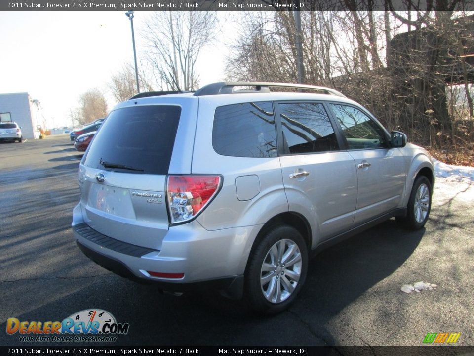 2011 Subaru Forester 2.5 X Premium Spark Silver Metallic / Black Photo #6