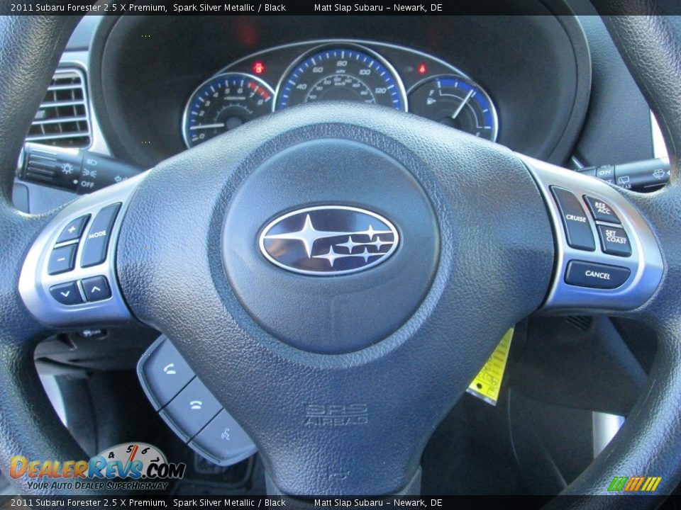 2011 Subaru Forester 2.5 X Premium Spark Silver Metallic / Black Photo #11