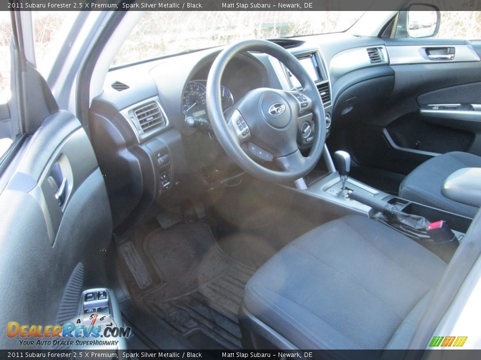 2011 Subaru Forester 2.5 X Premium Spark Silver Metallic / Black Photo #12