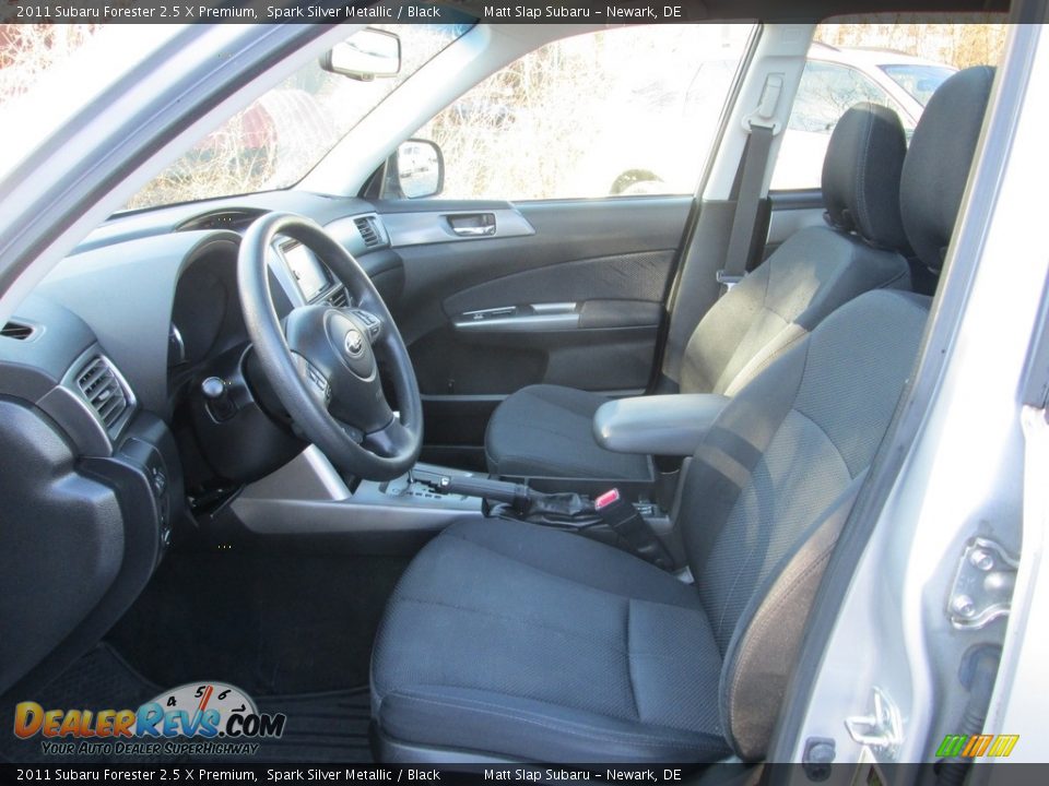 2011 Subaru Forester 2.5 X Premium Spark Silver Metallic / Black Photo #13