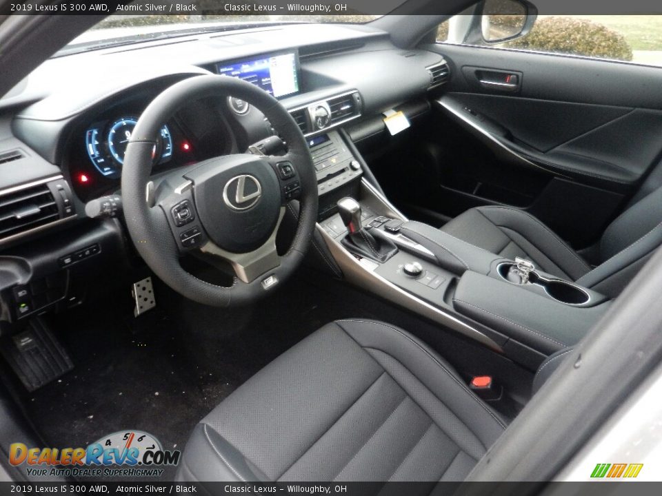 Black Interior - 2019 Lexus IS 300 AWD Photo #2
