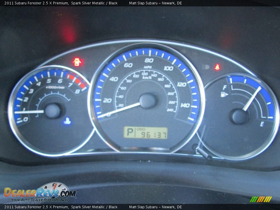 2011 Subaru Forester 2.5 X Premium Spark Silver Metallic / Black Photo #29