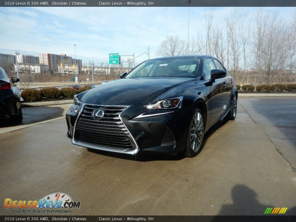 2019 Lexus IS 300 AWD Obsidian / Chateau Photo #1
