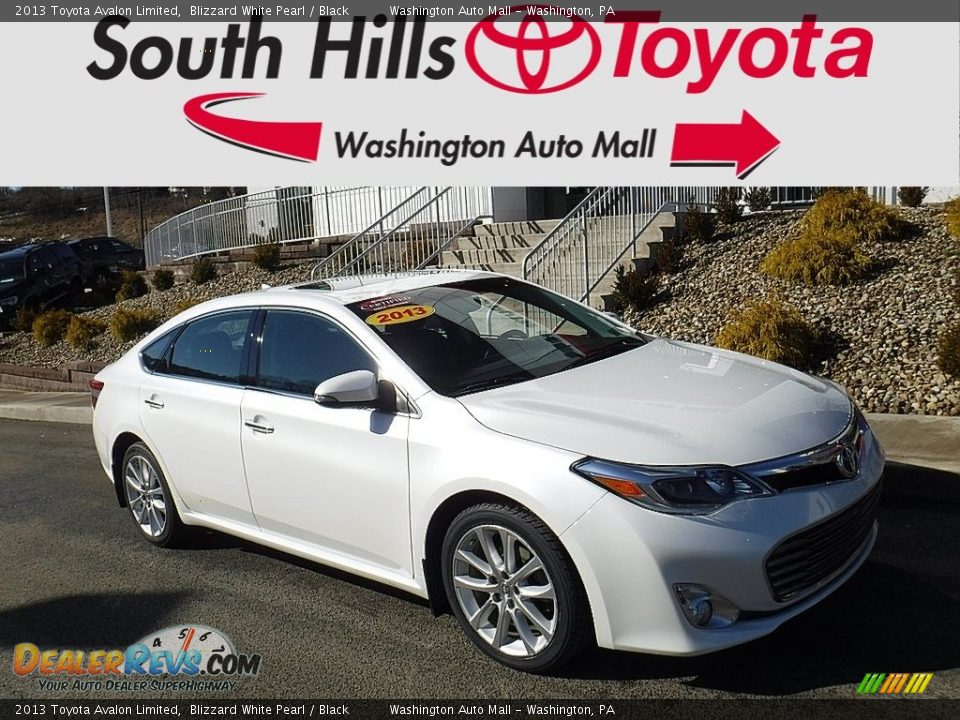 2013 Toyota Avalon Limited Blizzard White Pearl / Black Photo #1
