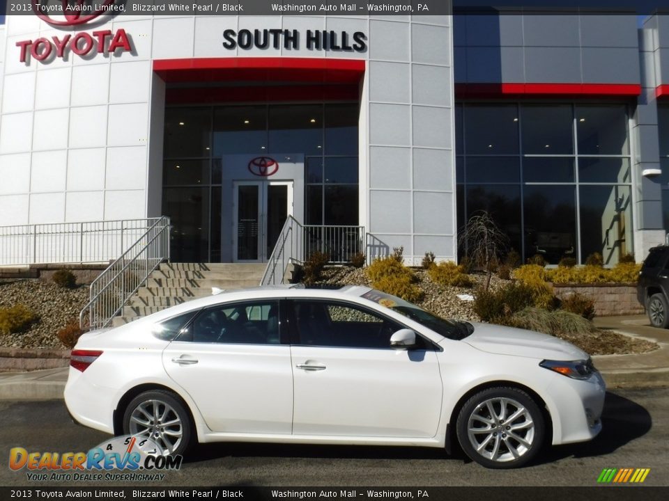 2013 Toyota Avalon Limited Blizzard White Pearl / Black Photo #2