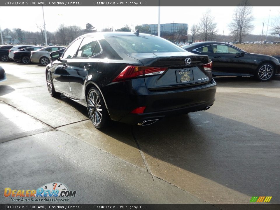 2019 Lexus IS 300 AWD Obsidian / Chateau Photo #4
