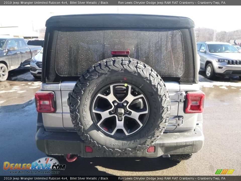 2019 Jeep Wrangler Unlimited Rubicon 4x4 Billet Silver Metallic / Black Photo #4