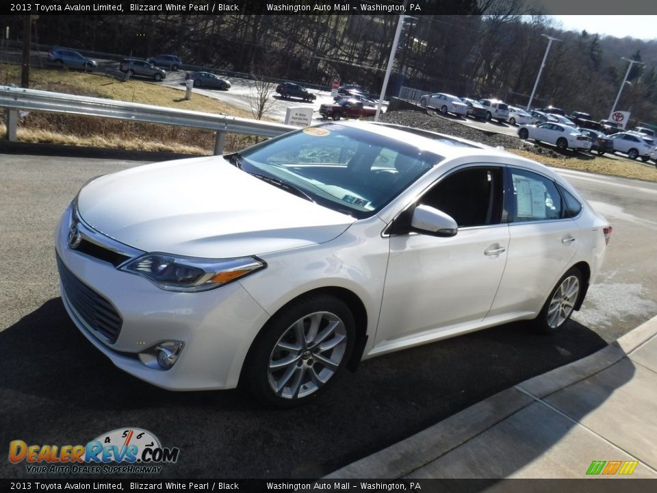 2013 Toyota Avalon Limited Blizzard White Pearl / Black Photo #6