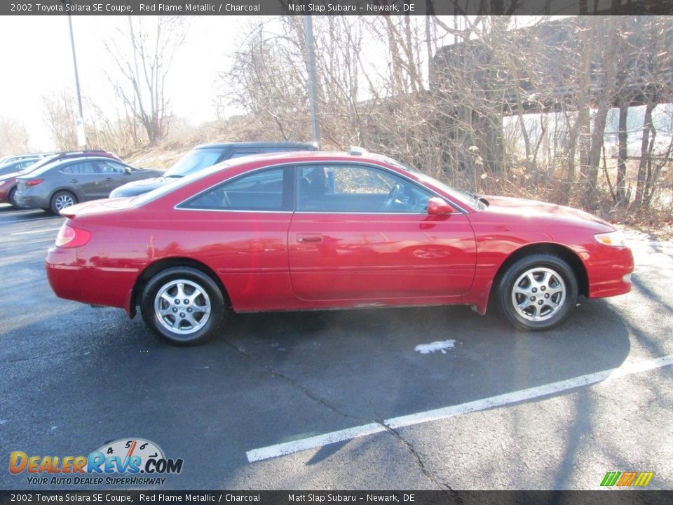 2002 Toyota Solara SE Coupe Red Flame Metallic / Charcoal Photo #5