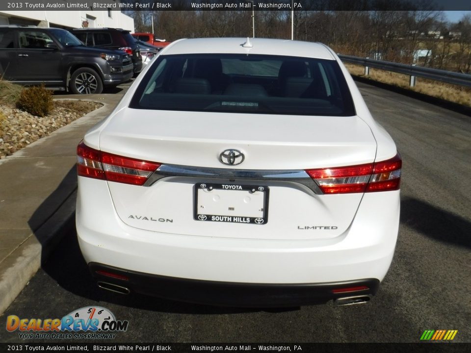 2013 Toyota Avalon Limited Blizzard White Pearl / Black Photo #7