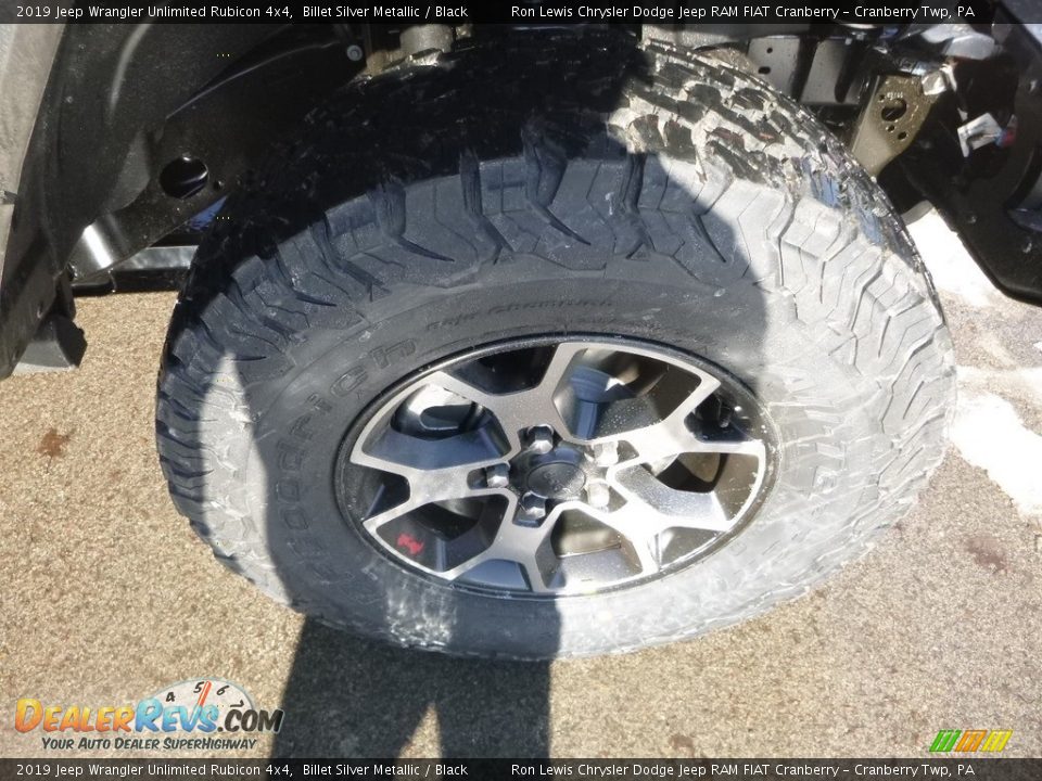 2019 Jeep Wrangler Unlimited Rubicon 4x4 Billet Silver Metallic / Black Photo #9