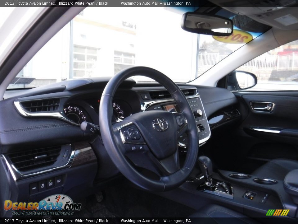 2013 Toyota Avalon Limited Blizzard White Pearl / Black Photo #13