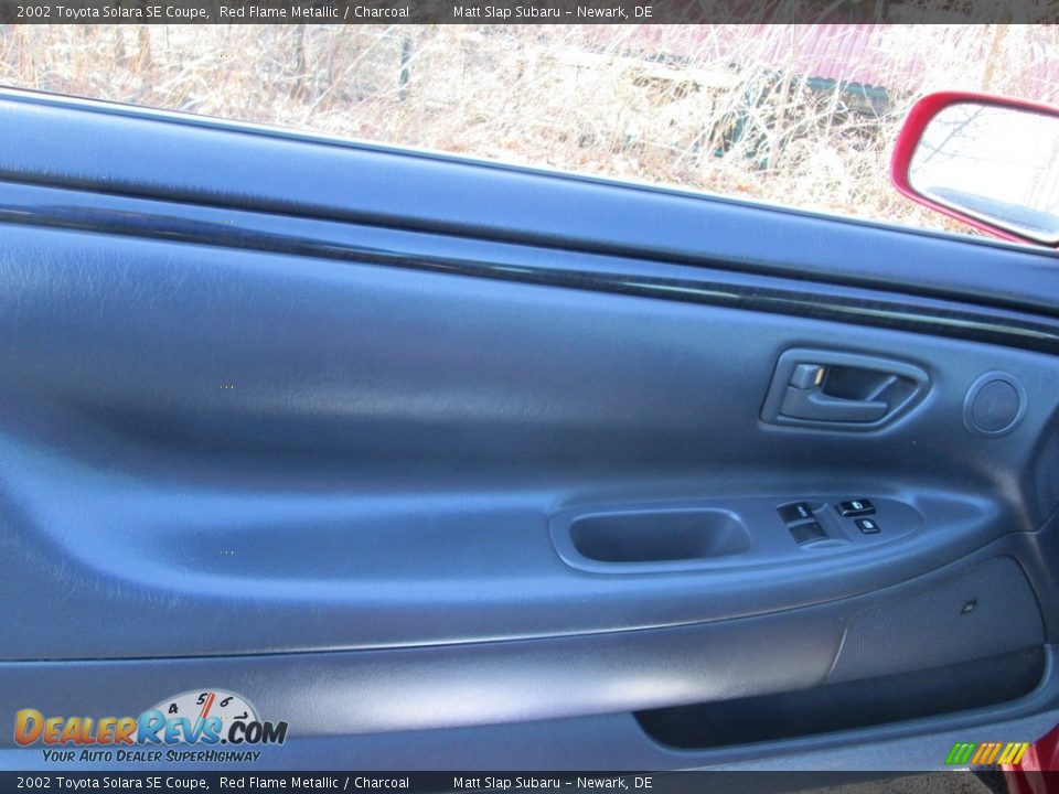 2002 Toyota Solara SE Coupe Red Flame Metallic / Charcoal Photo #12