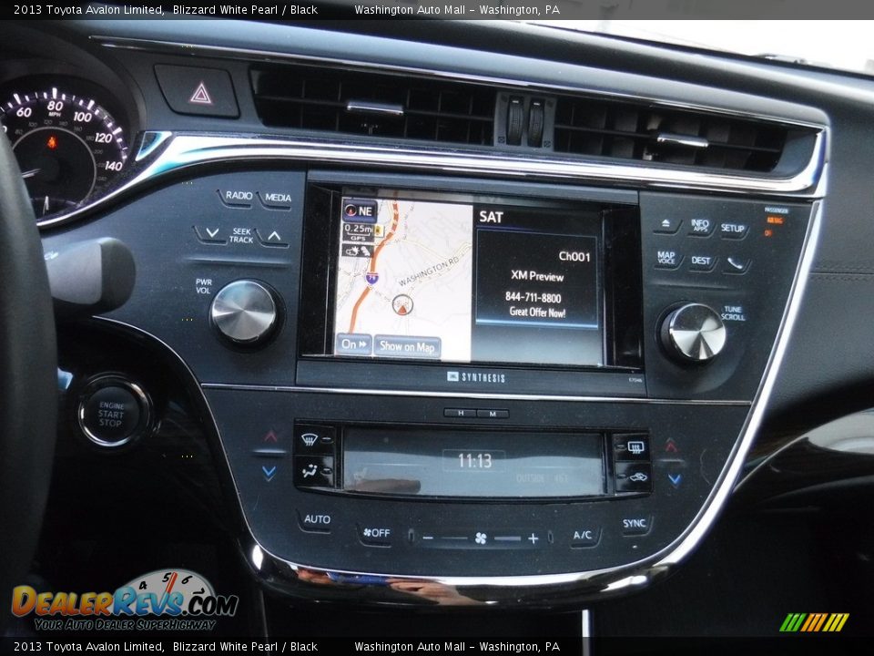 2013 Toyota Avalon Limited Blizzard White Pearl / Black Photo #17