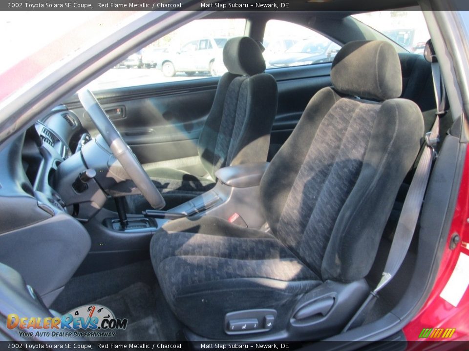 2002 Toyota Solara SE Coupe Red Flame Metallic / Charcoal Photo #14