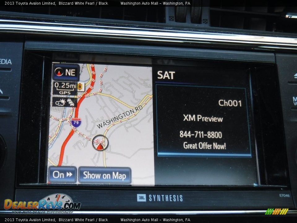 2013 Toyota Avalon Limited Blizzard White Pearl / Black Photo #18