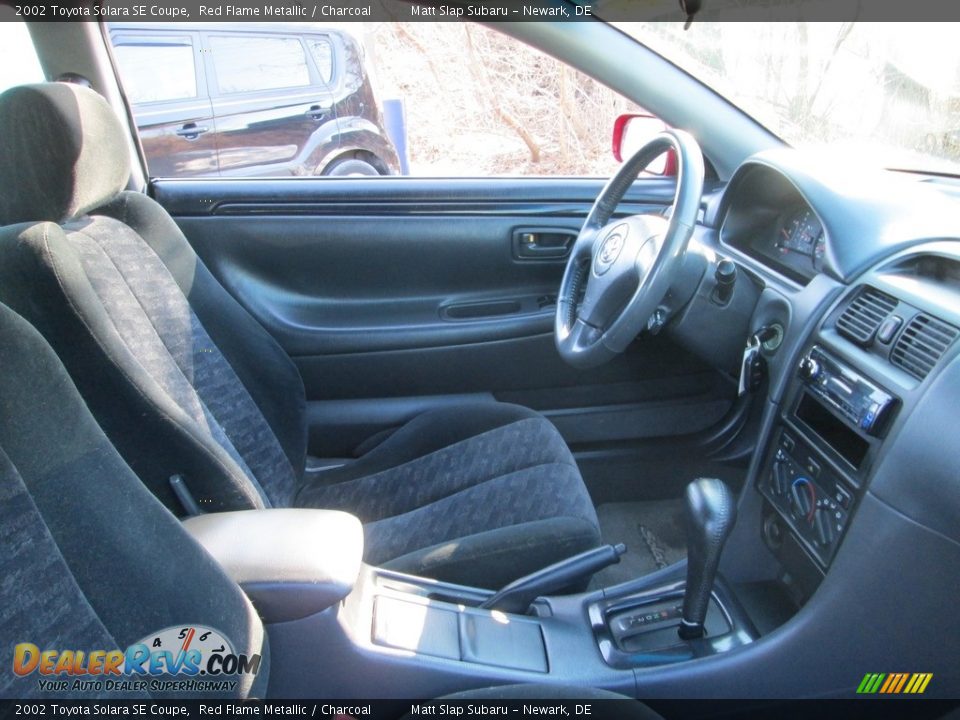 2002 Toyota Solara SE Coupe Red Flame Metallic / Charcoal Photo #15