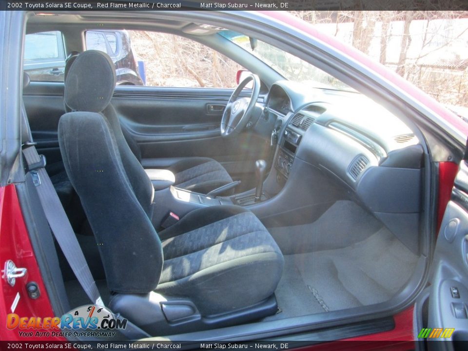 2002 Toyota Solara SE Coupe Red Flame Metallic / Charcoal Photo #16