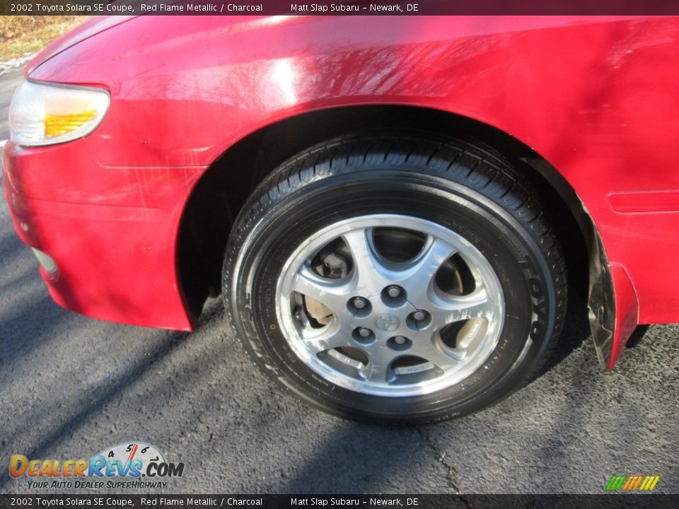 2002 Toyota Solara SE Coupe Red Flame Metallic / Charcoal Photo #17