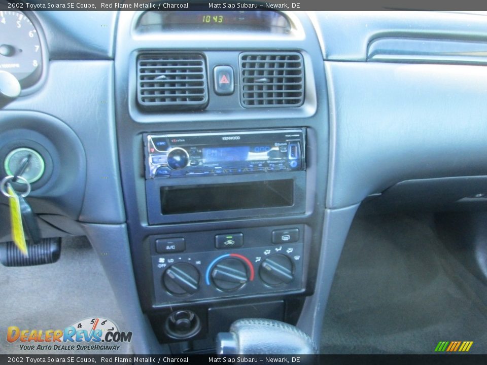 2002 Toyota Solara SE Coupe Red Flame Metallic / Charcoal Photo #19