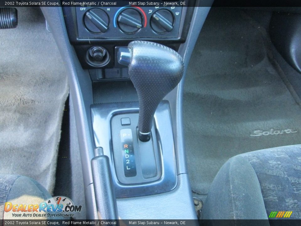 2002 Toyota Solara SE Coupe Red Flame Metallic / Charcoal Photo #20