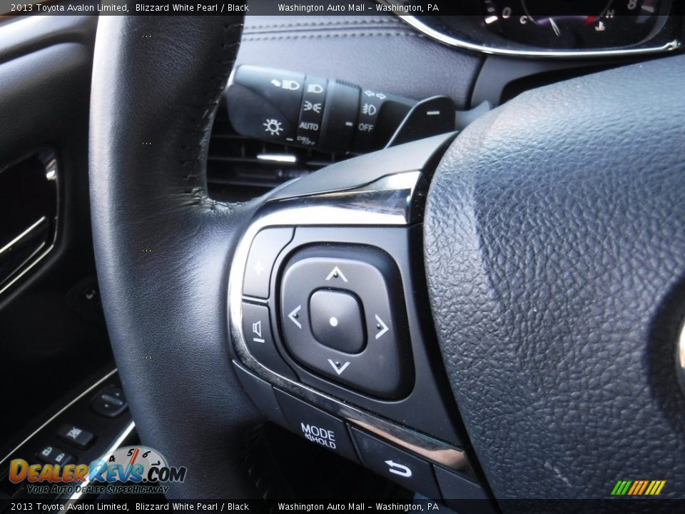 2013 Toyota Avalon Limited Blizzard White Pearl / Black Photo #24