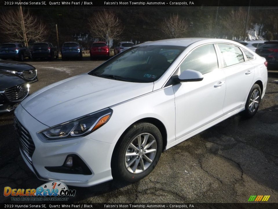 2019 Hyundai Sonata SE Quartz White Pearl / Black Photo #5