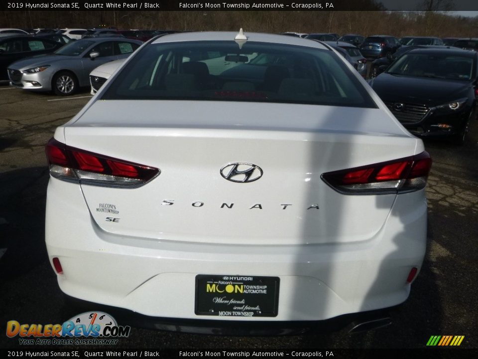 2019 Hyundai Sonata SE Quartz White Pearl / Black Photo #7