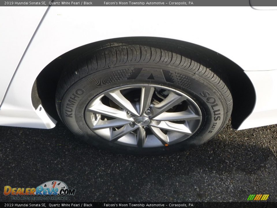 2019 Hyundai Sonata SE Quartz White Pearl / Black Photo #8