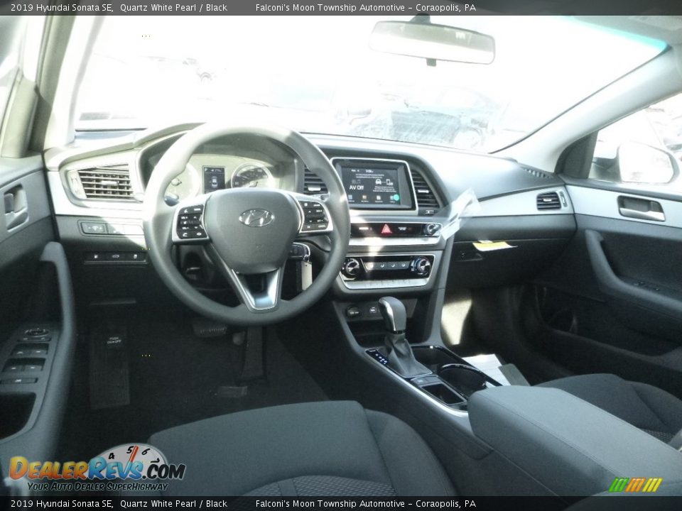 2019 Hyundai Sonata SE Quartz White Pearl / Black Photo #10