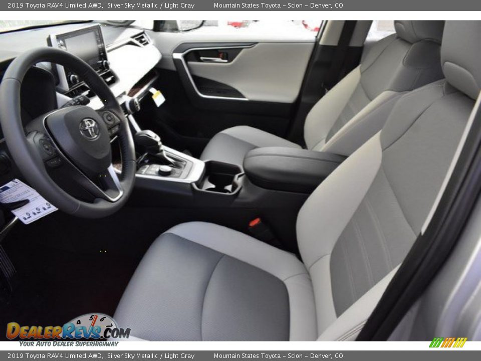 2019 Toyota RAV4 Limited AWD Silver Sky Metallic / Light Gray Photo #6