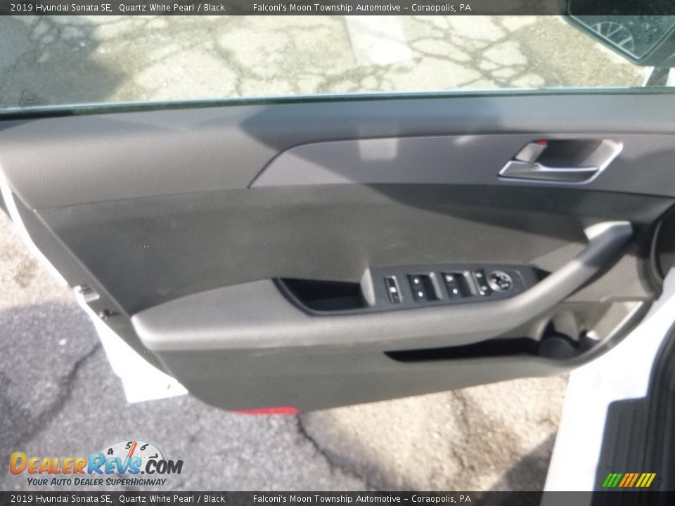 2019 Hyundai Sonata SE Quartz White Pearl / Black Photo #11