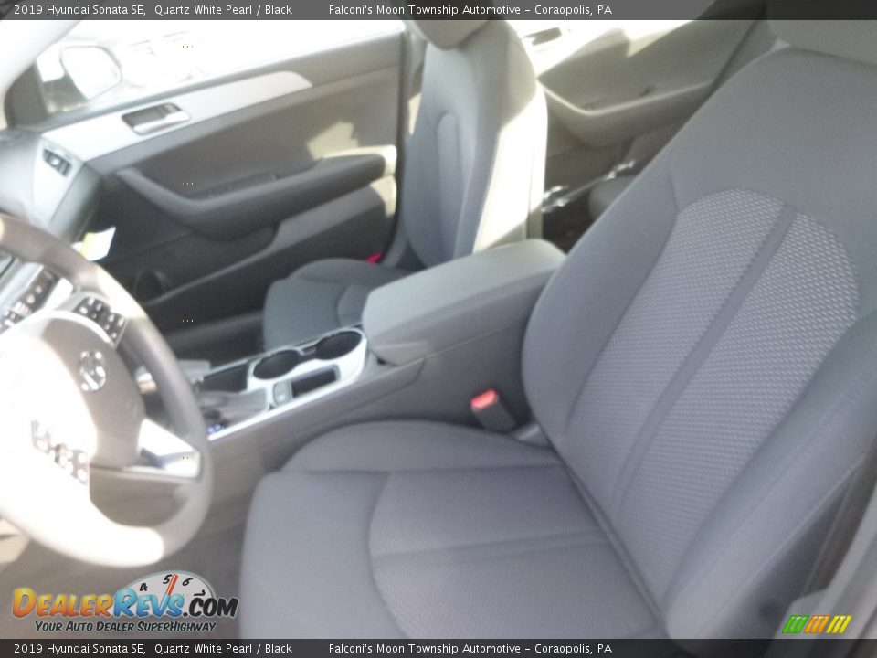 2019 Hyundai Sonata SE Quartz White Pearl / Black Photo #12